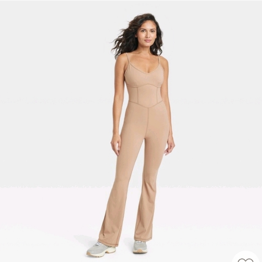 JOYLAB Flare tan bodysuit XL